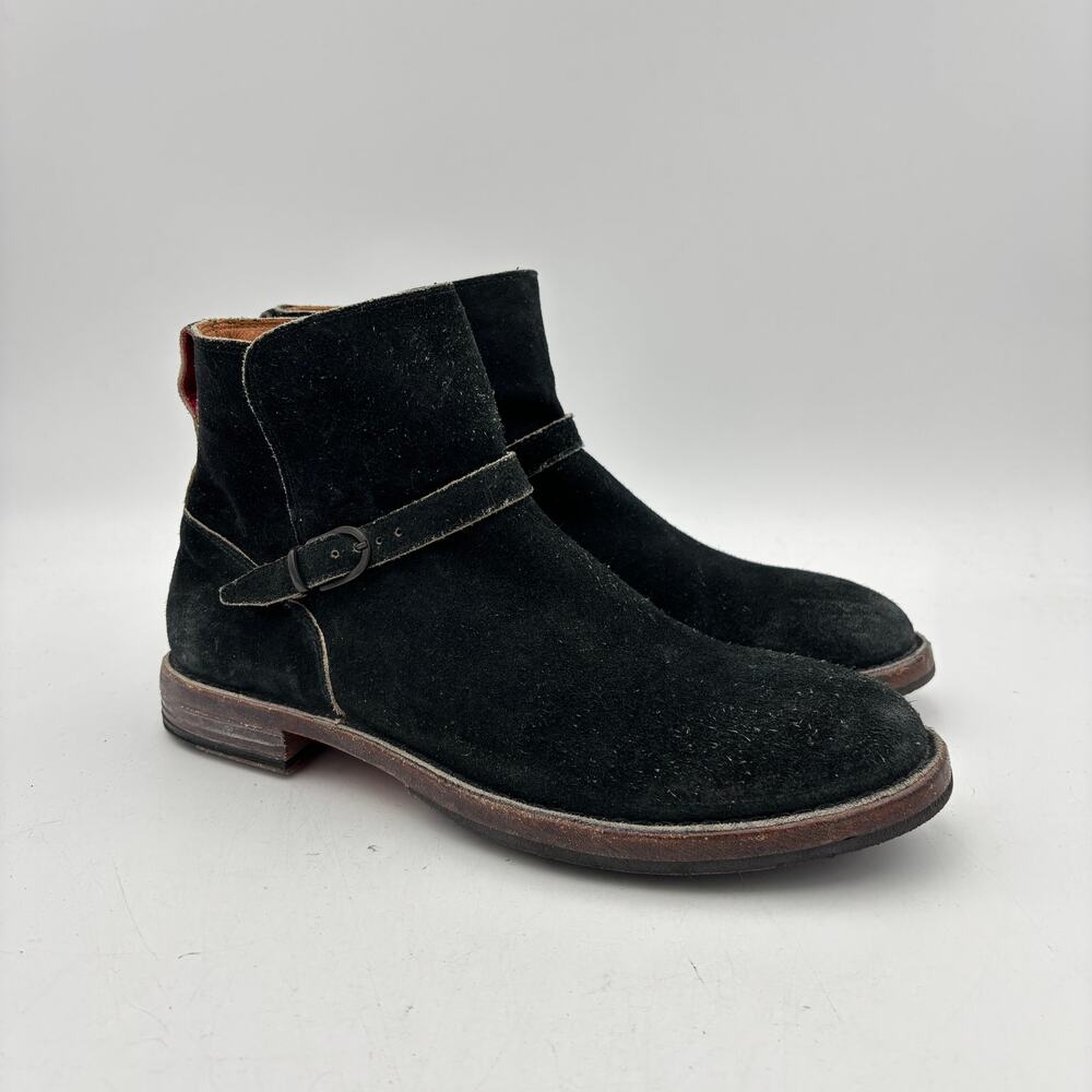 MOMA Italian Suede Leather Ankle Zip Boots Men's 44.5 US 11.5
